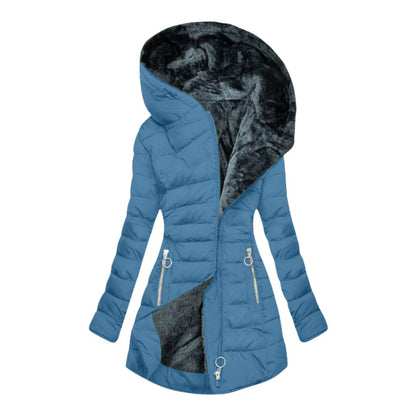 Keely | Plush Lined Hooded Puffer Coat