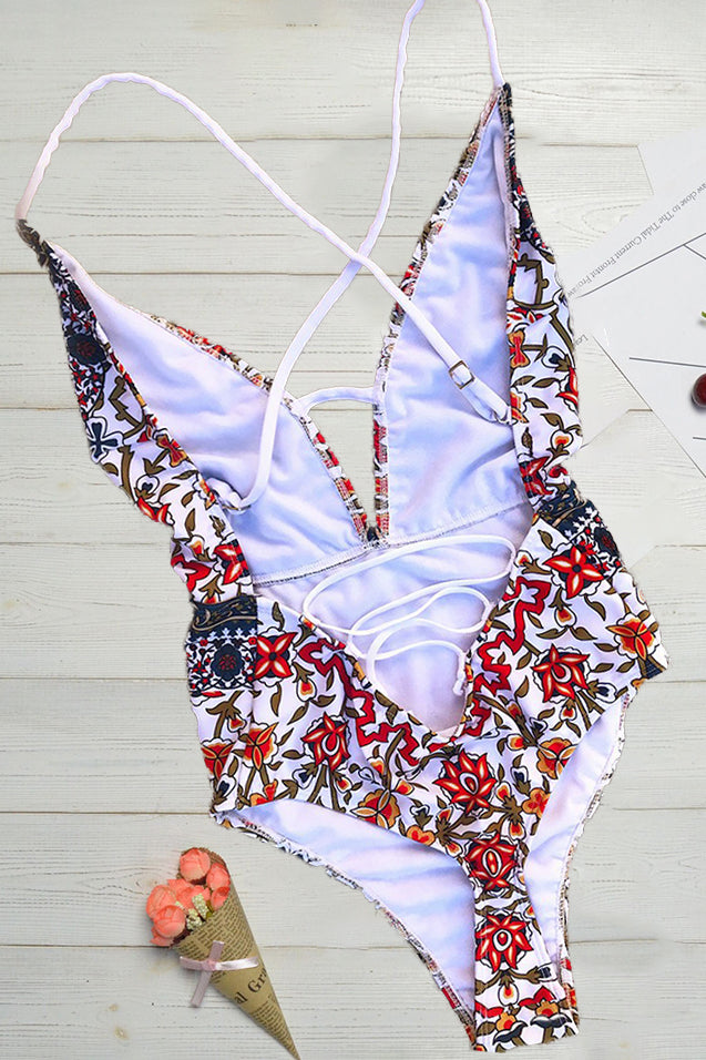 Alouette | Bohemian Print One Piece Swimsuit