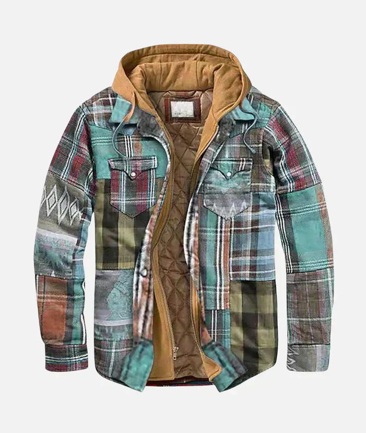 Merriton | Quilted Plaid Layered Jacket