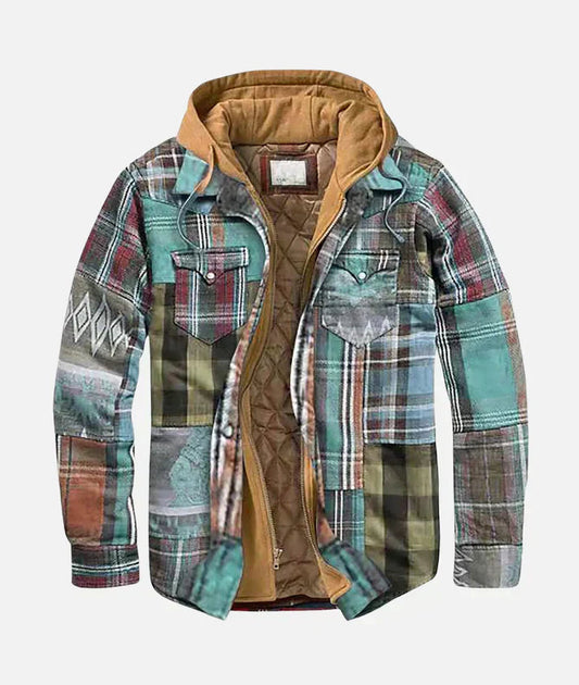 Merriton | Quilted Plaid Layered Jacket