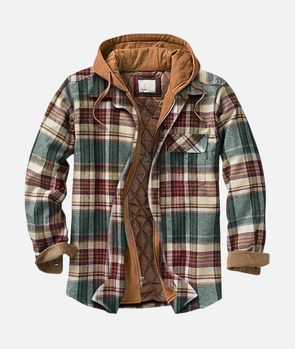 Merriton | Quilted Plaid Layered Jacket