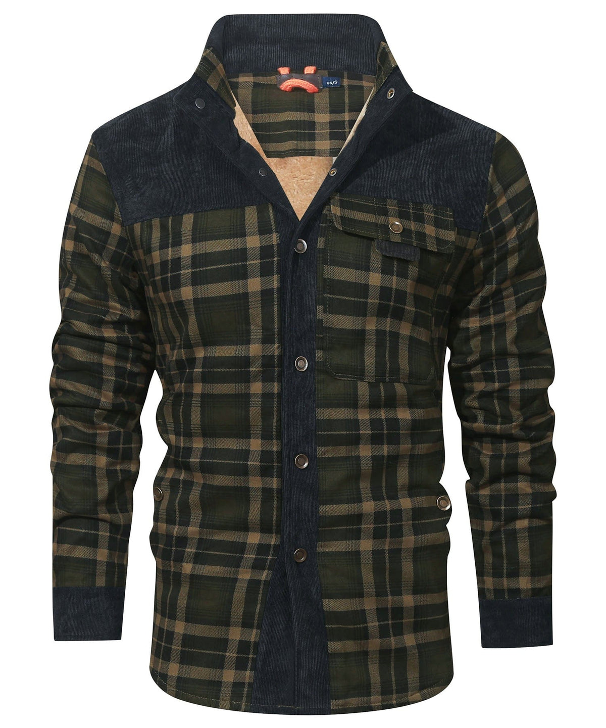Lowen | Vintage Plaid Stand Collar Jacket