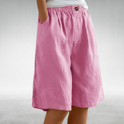 Elodie | Relaxed Fit Pocket Culotte Shorts