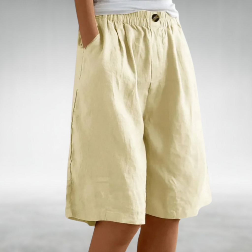 Elodie | Relaxed Fit Pocket Culotte Shorts