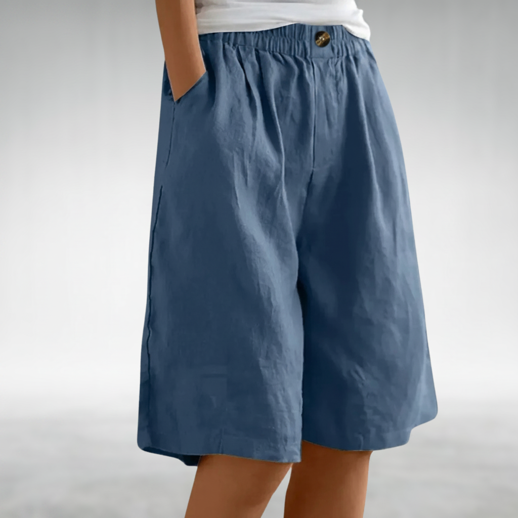 Elodie | Relaxed Fit Pocket Culotte Shorts