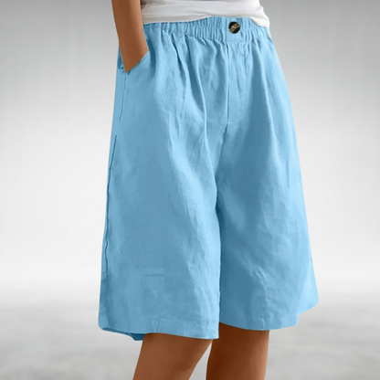 Elodie | Relaxed Fit Pocket Culotte Shorts