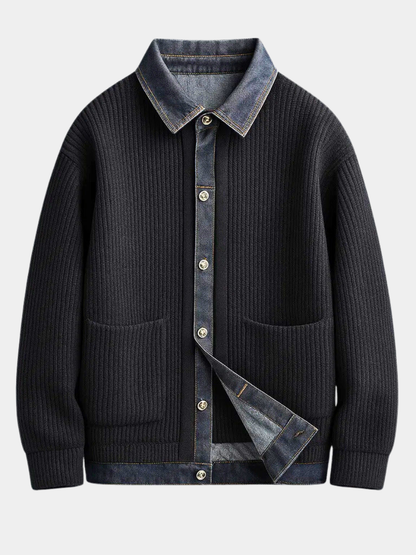 Fraser | Classic Collared Knit Jacket