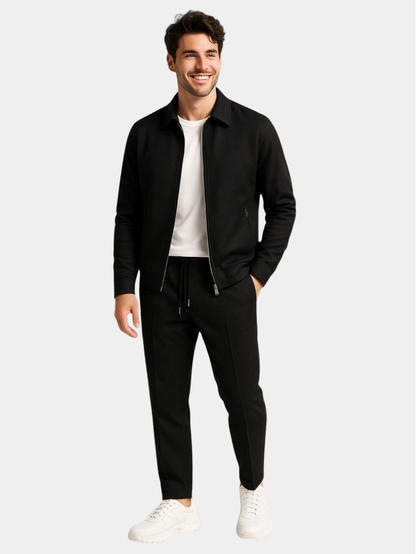 Corbett | Textured Zip Jacket Co Ord Set
