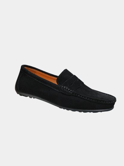 Reed | Classic Suede Penny Loafers