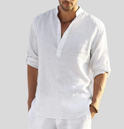 Orson | Soft Touch Henley Linen Shirt