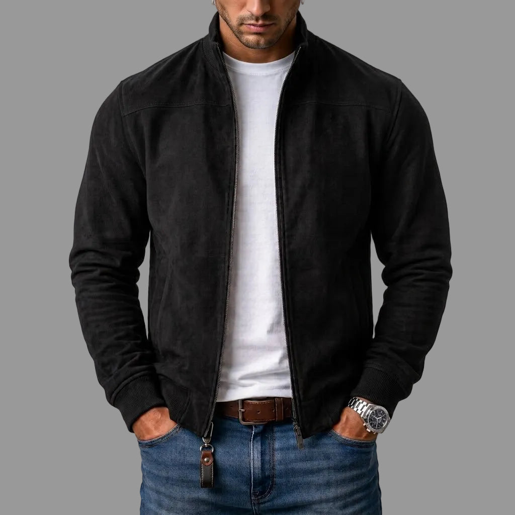 Digby | Modern Suede Harrington Jacket
