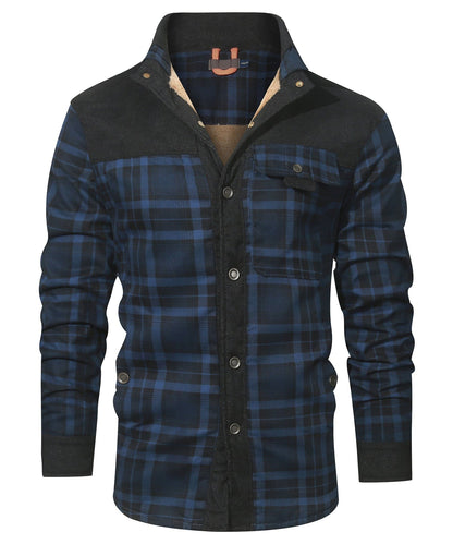Dominic | Classic Plaid Button Up Jacket