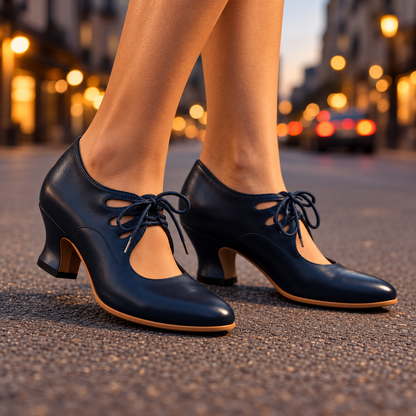 Seraphina | Elegant Pointed Toe Lace Up Heels