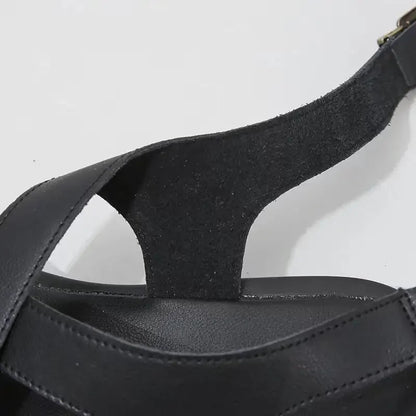 Zymeria | Cross Strap Platform Sandals