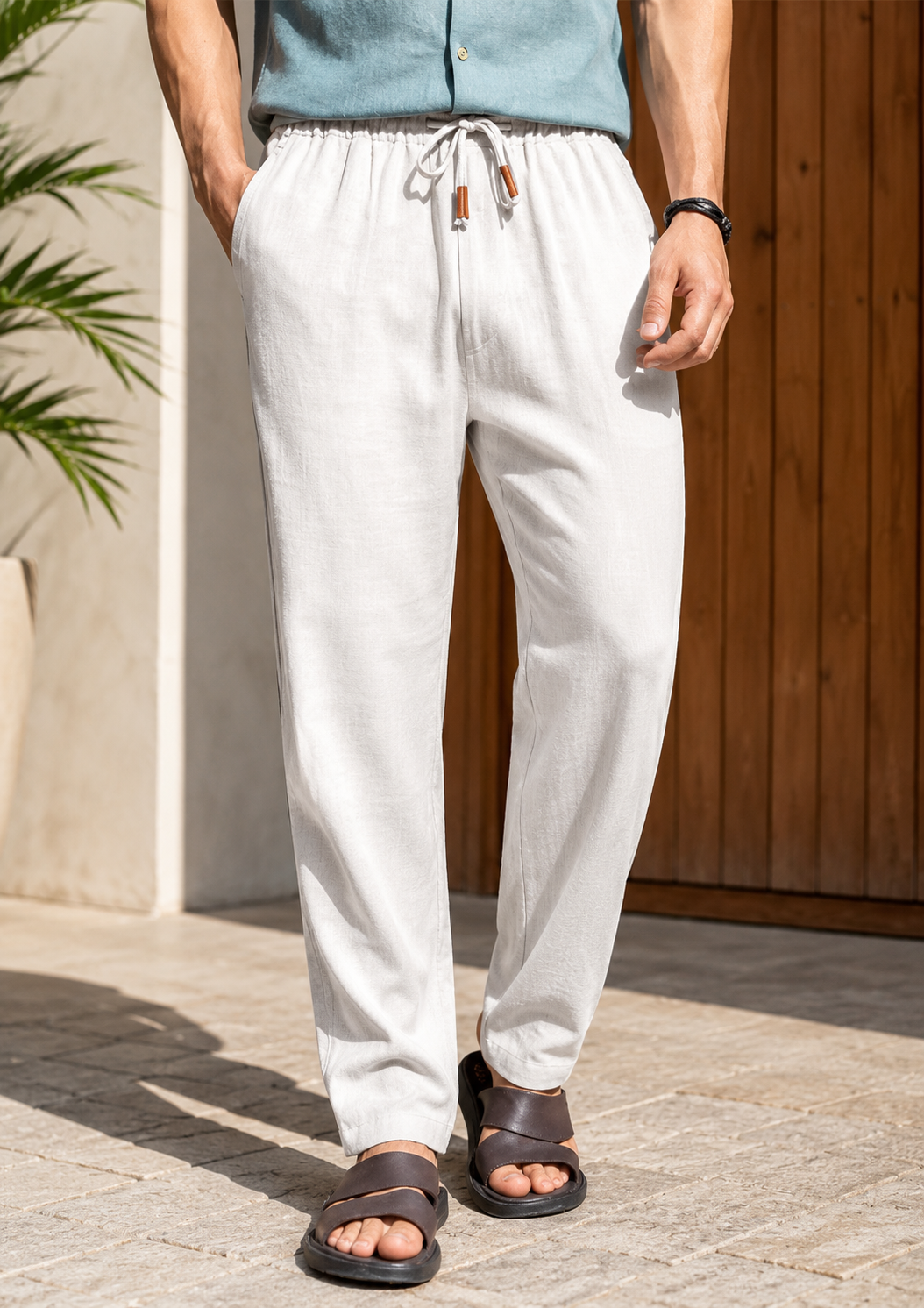 Quentin | Relaxed Fit Drawstring Trousers