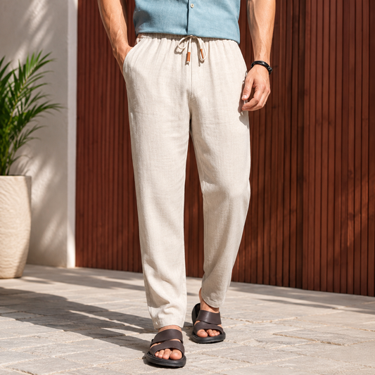 Quentin | Relaxed Fit Drawstring Trousers