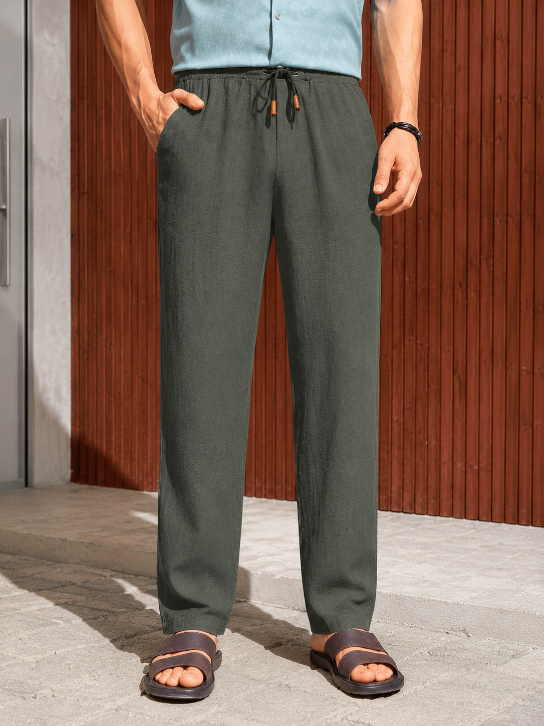 Quentin | Relaxed Fit Drawstring Trousers
