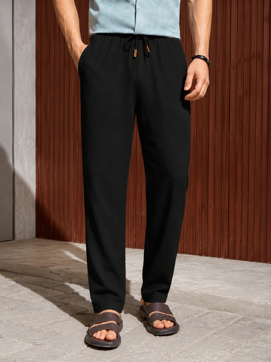 Quentin | Relaxed Fit Drawstring Trousers