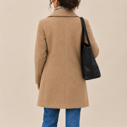 Adair | Refined Single Breasted Long Coat