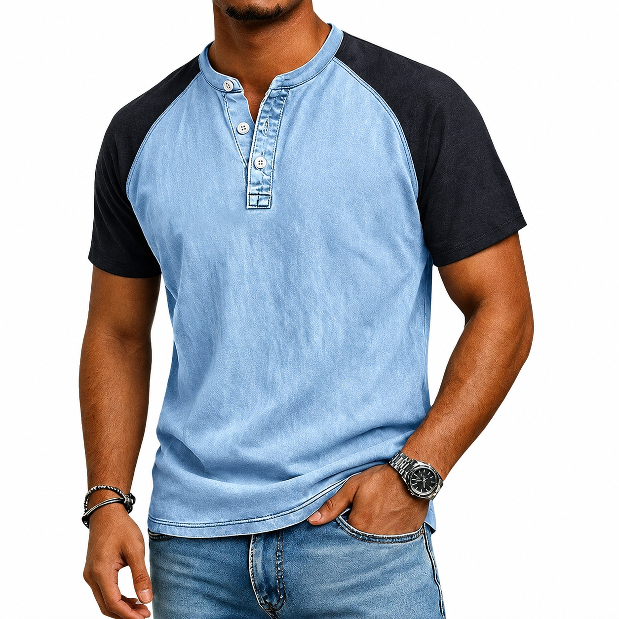 Quinton | Heritage Raglan Cotton Tee