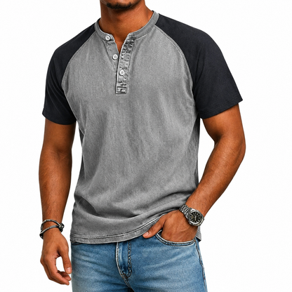 Quinton | Heritage Raglan Cotton Tee