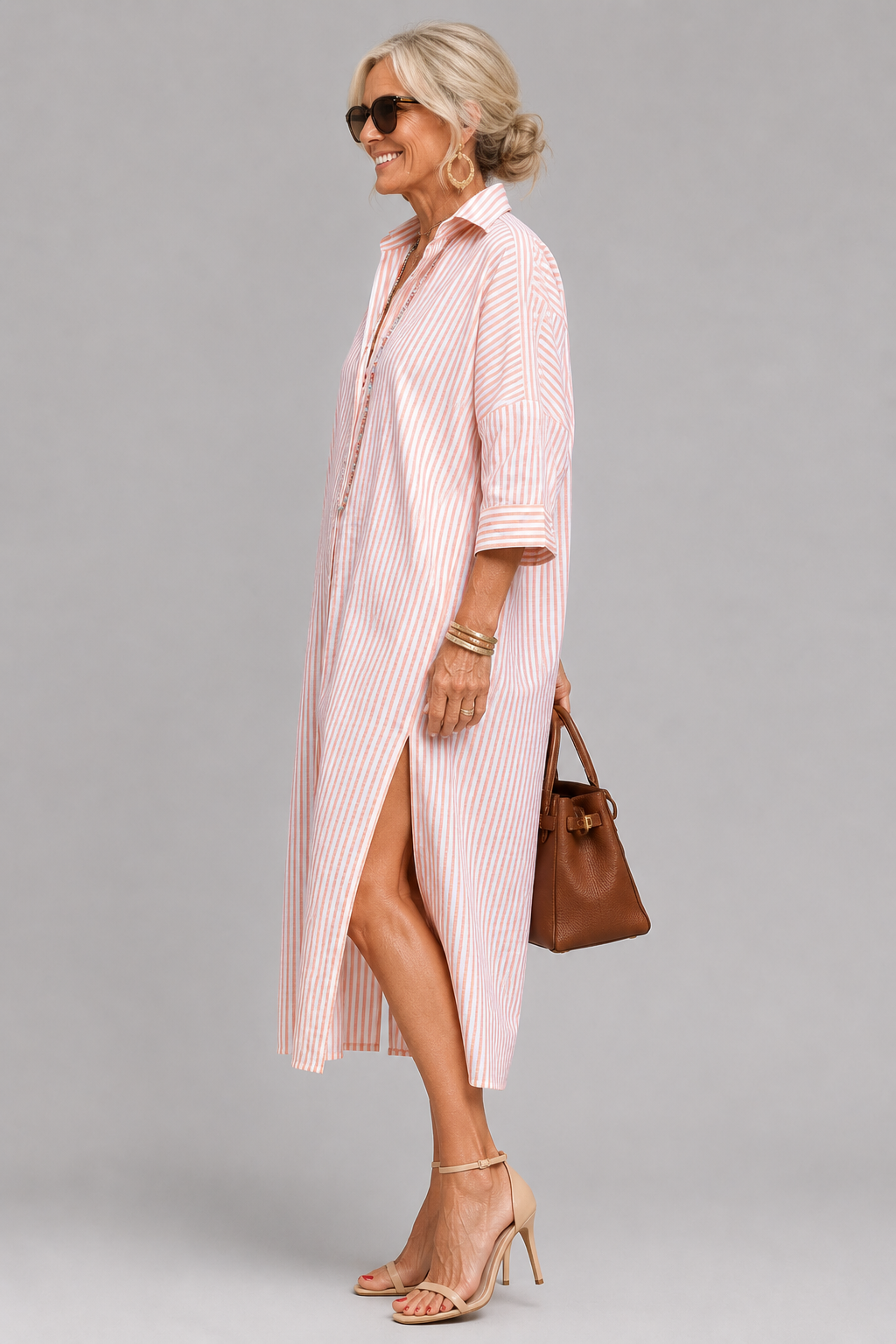 Dulcie | Oversized Button Through Dress