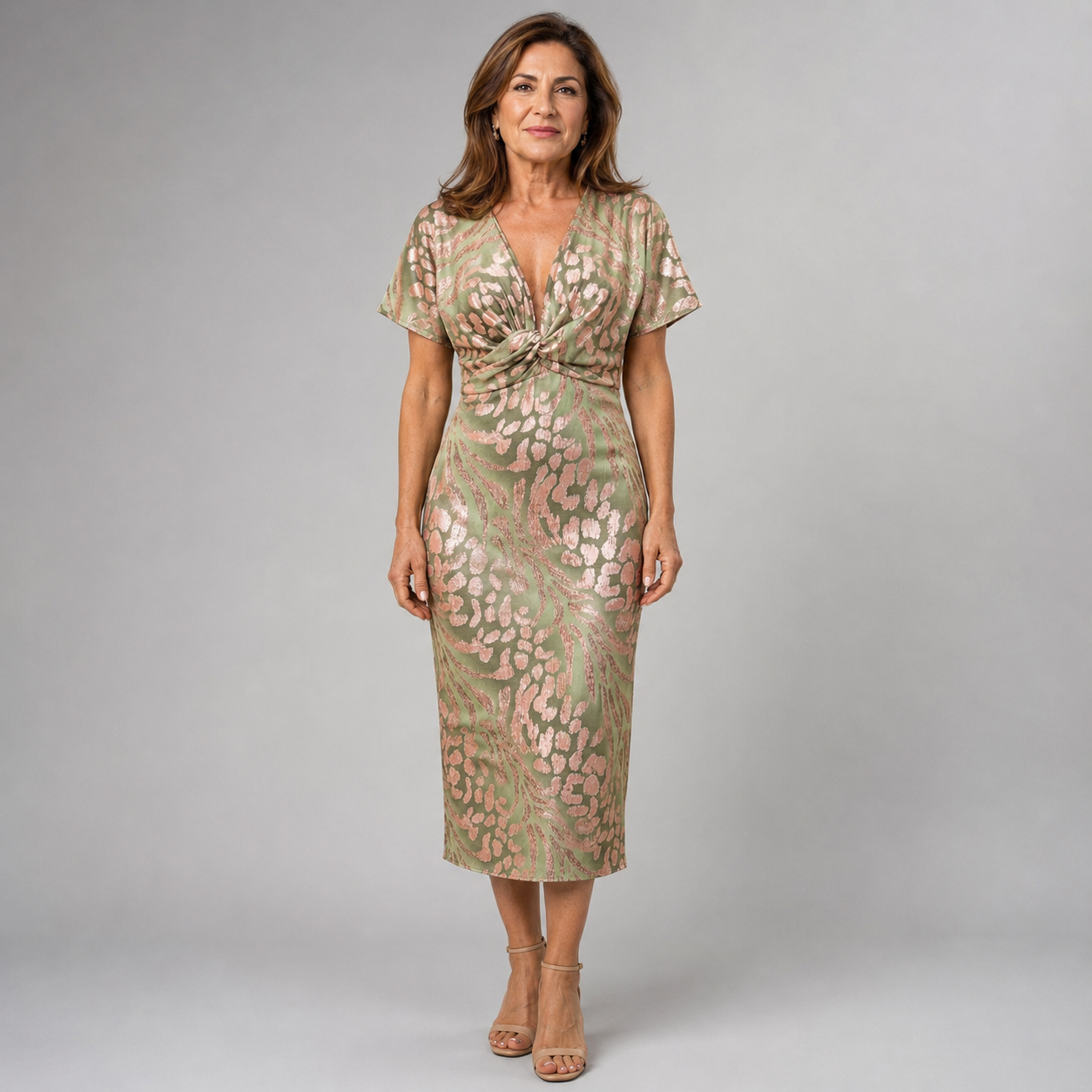 Corisette | Knot Front Occasion Dress