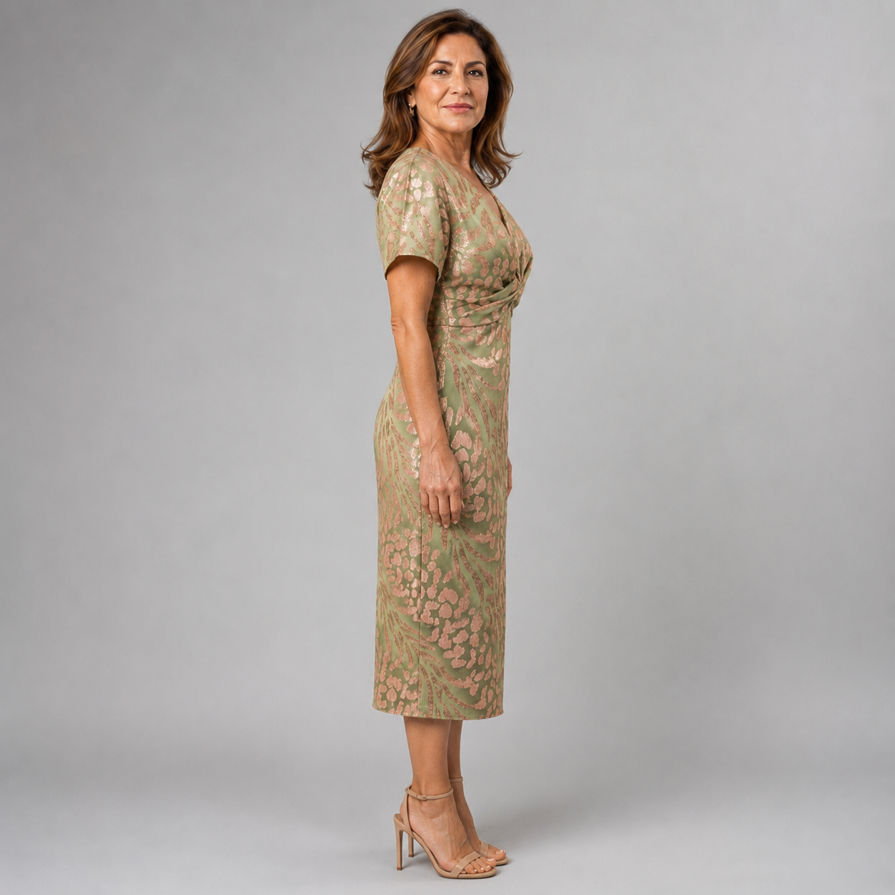 Corisette | Knot Front Occasion Dress
