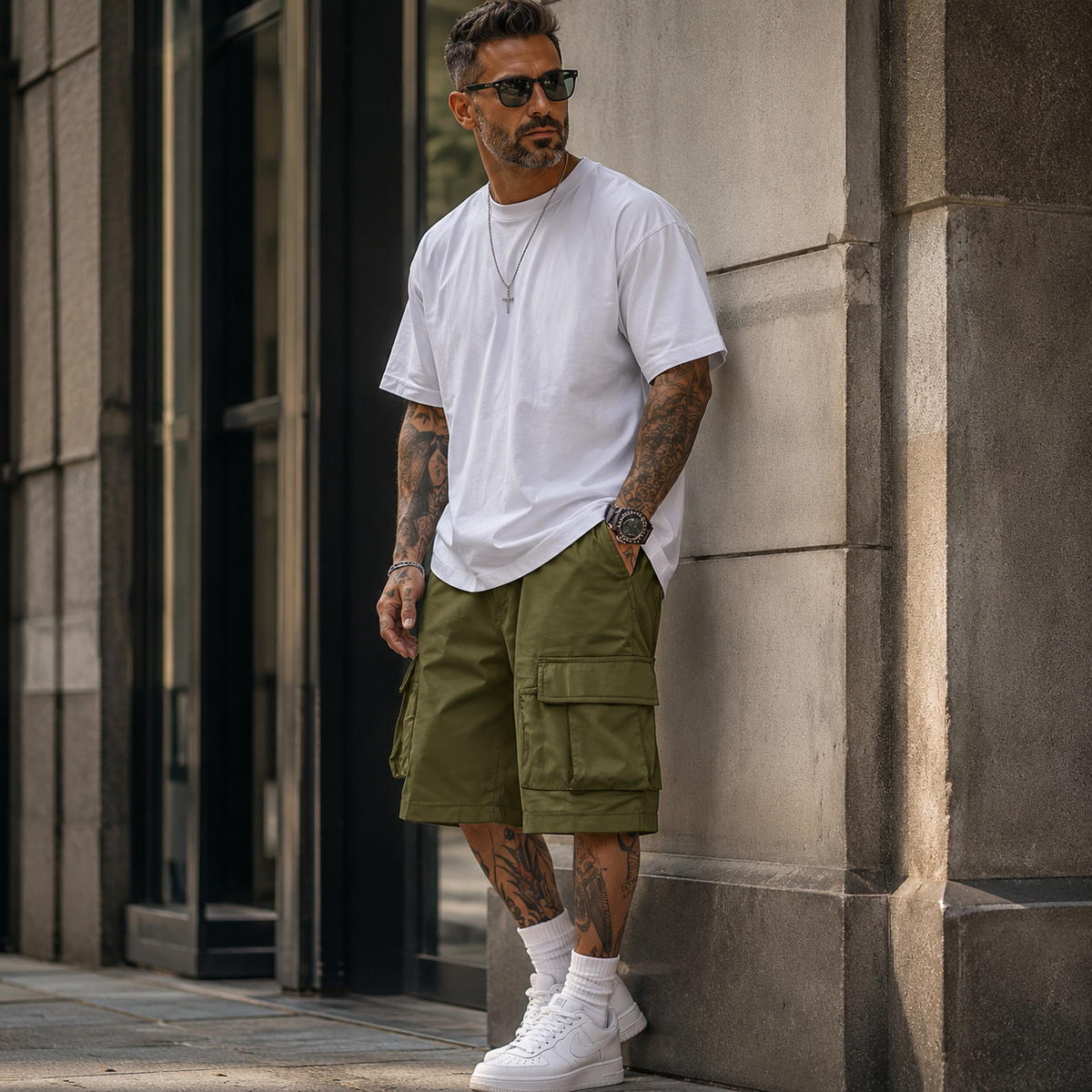 Braydon | Multi Pocket Streetwear Shorts