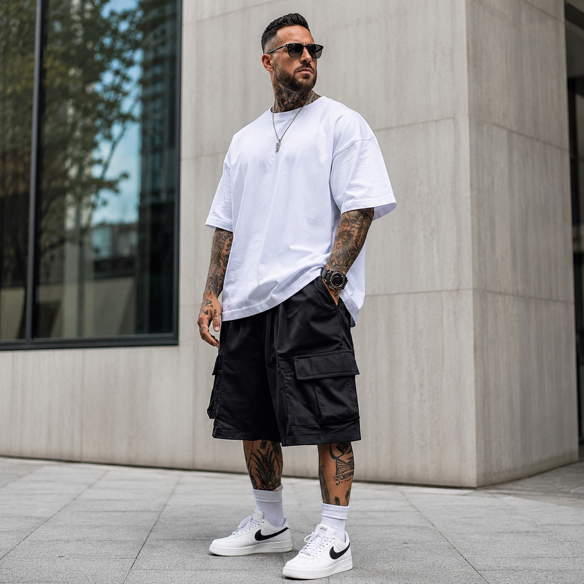 Braydon | Multi Pocket Streetwear Shorts