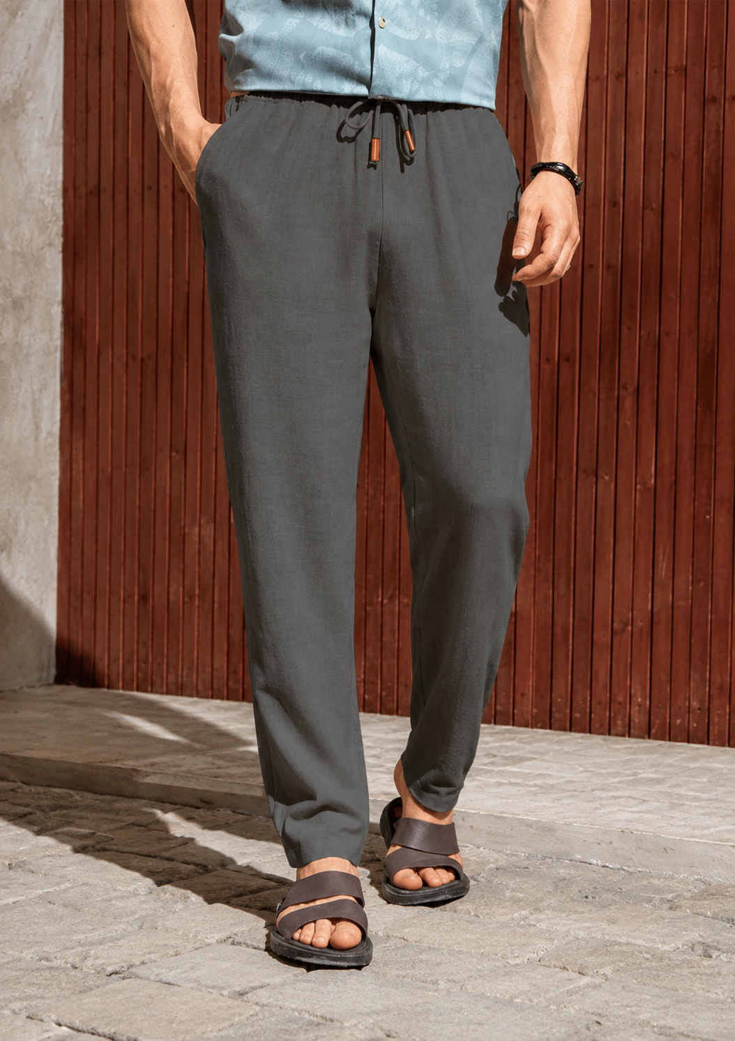 Quentin | Relaxed Fit Drawstring Trousers
