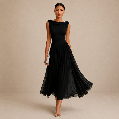 Lorena | Flowing Sleeveless Occasion Dress