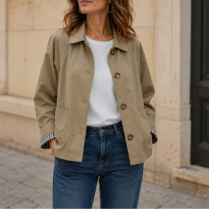 Hannelore | Relaxed Pocket Cotton Jacket