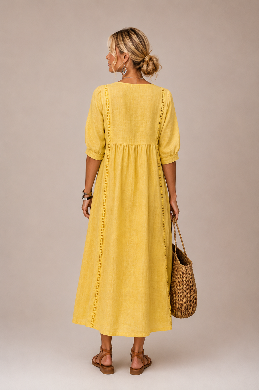 Pavlina | Breezy Empire Waist Maxi Dress
