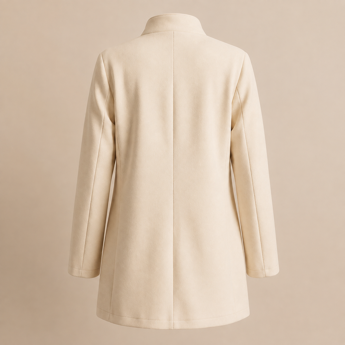 Kelvina | Elegant Stand Collar Coat