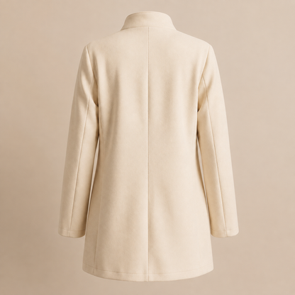 Kelvina | Elegant Stand Collar Coat