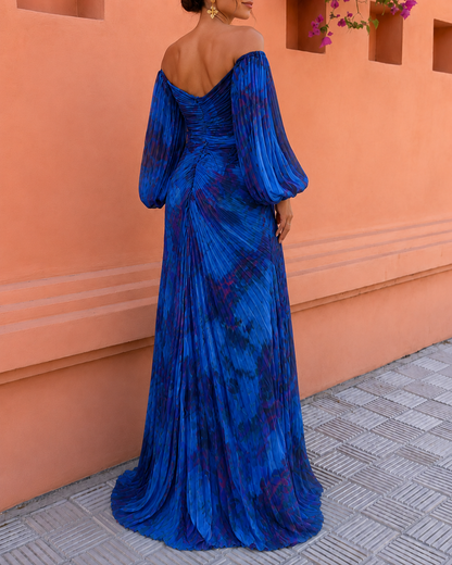 Mirevielle | Elegant Jewel Front Maxi Dress