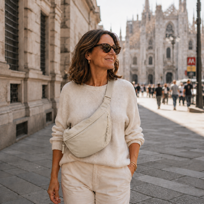 Avenza | Lightweight Crescent Shoulder Bag