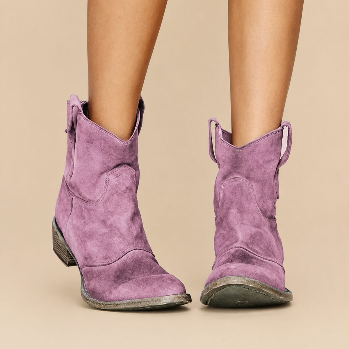 Hestina | Rustic Western Pull On Boots