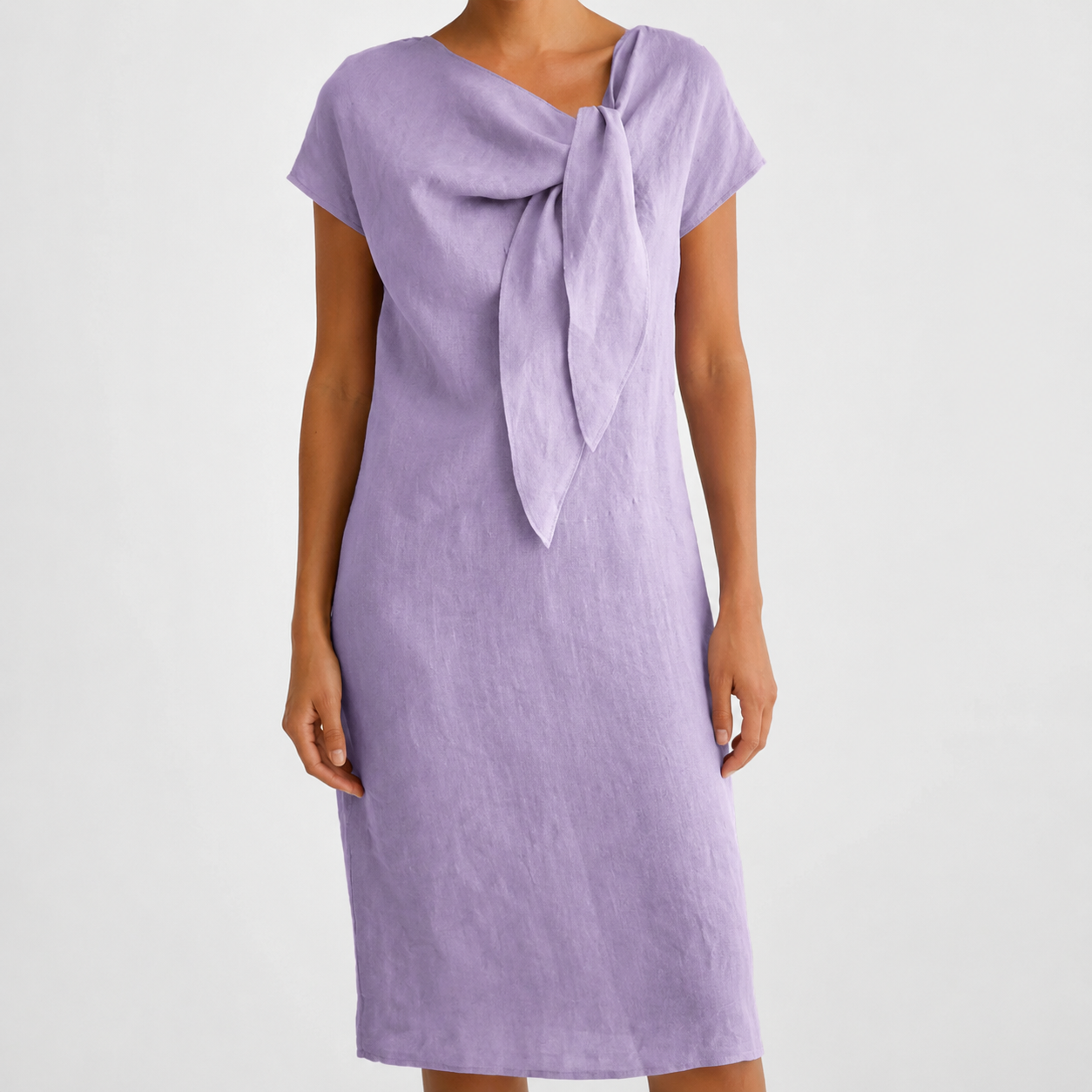 Ivera | Relaxed Drape Neck Dress