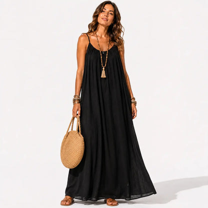 Vespera | Flowy Strappy Maxi Dress