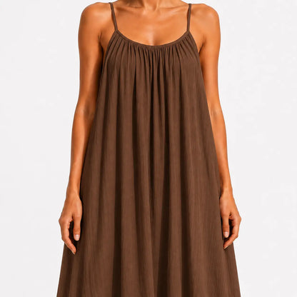 Vespera | Flowy Strappy Maxi Dress