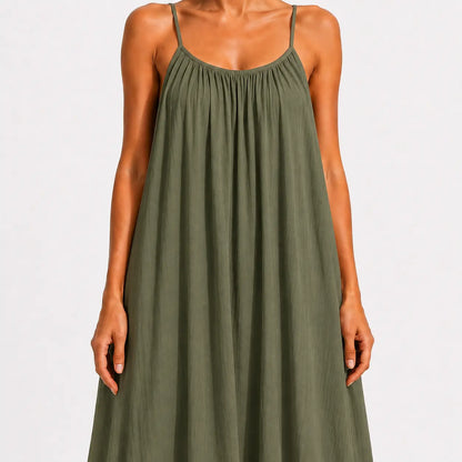 Vespera | Flowy Strappy Maxi Dress
