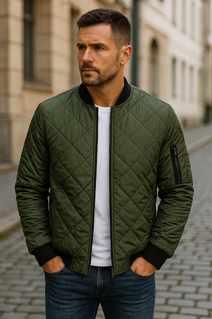 Maddox | Casual Diamond Stitch Jacket