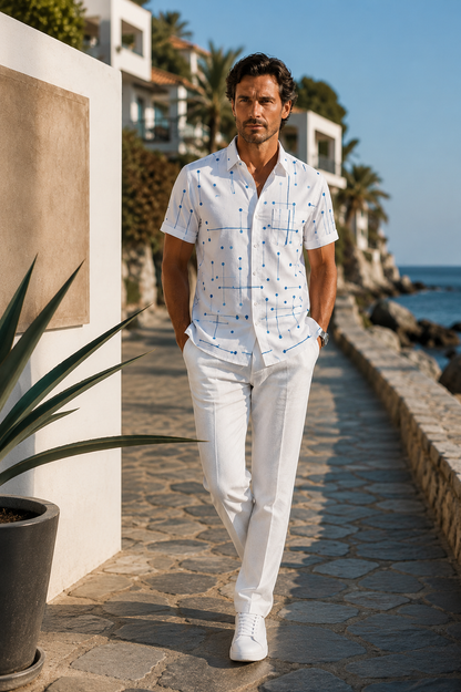 Dryden | Modern Resort Print Shirt