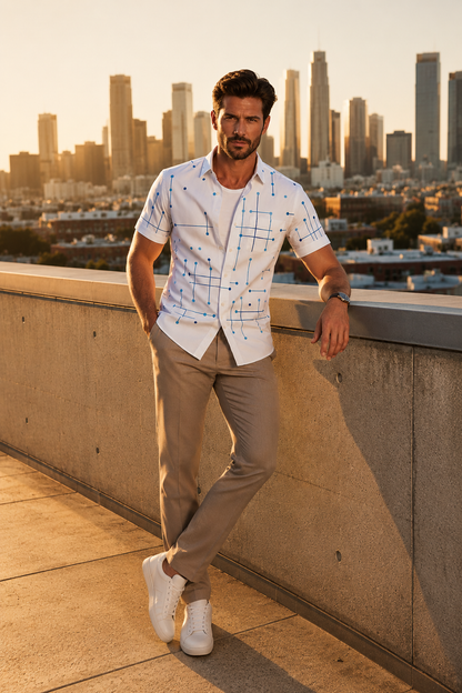 Dryden | Modern Resort Print Shirt