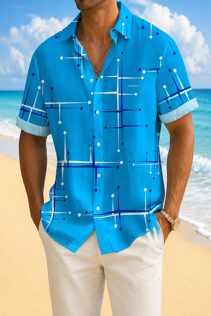 Dryden | Modern Resort Print Shirt