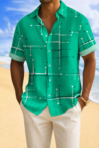 Dryden | Modern Resort Print Shirt