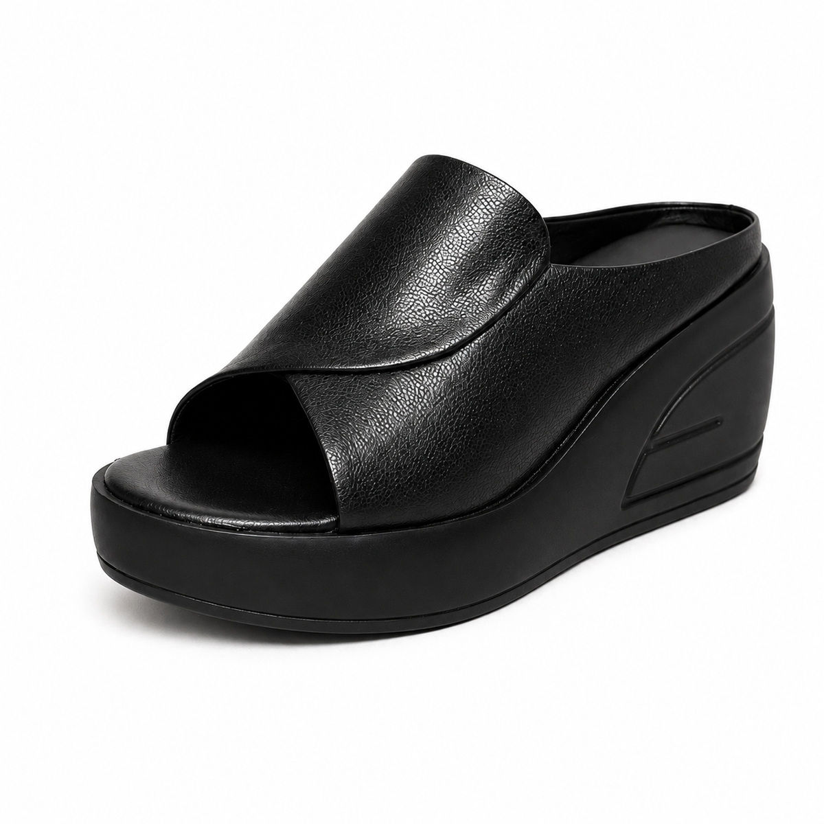 Corielle | Cushioned Open Toe Platform Slides