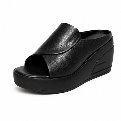 Corielle | Cushioned Open Toe Platform Slides